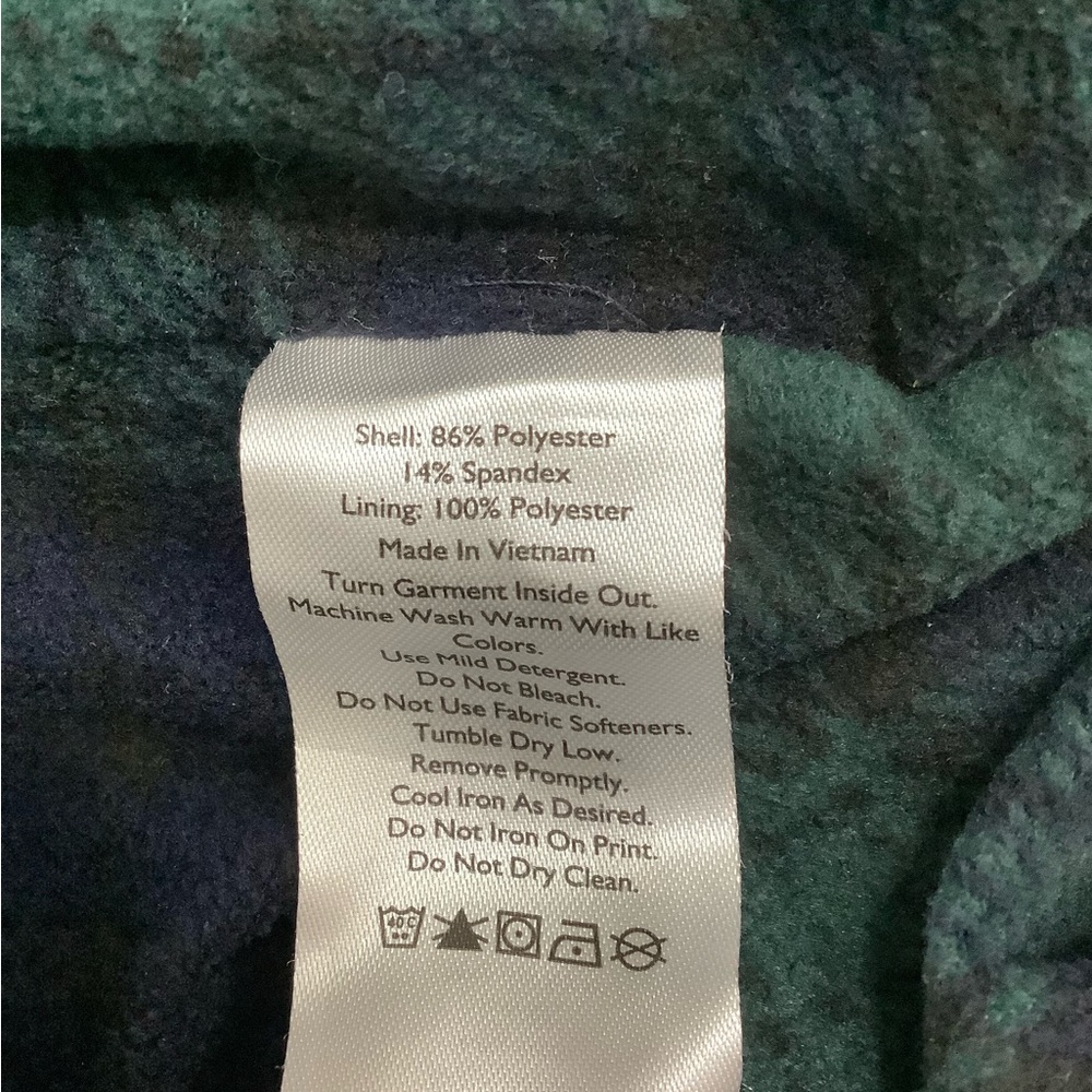 Eddie Bauer Plaid Lined Fleece Pants - Picture 7 of 7